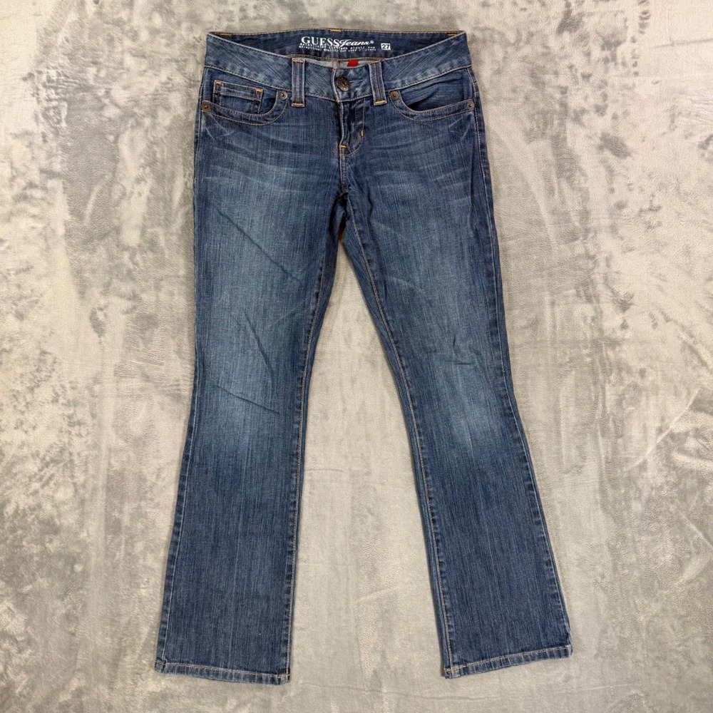 Guess Daredevil Bootcut Jeans Women's Size 27 Blue Medium‎ Wash Denim
